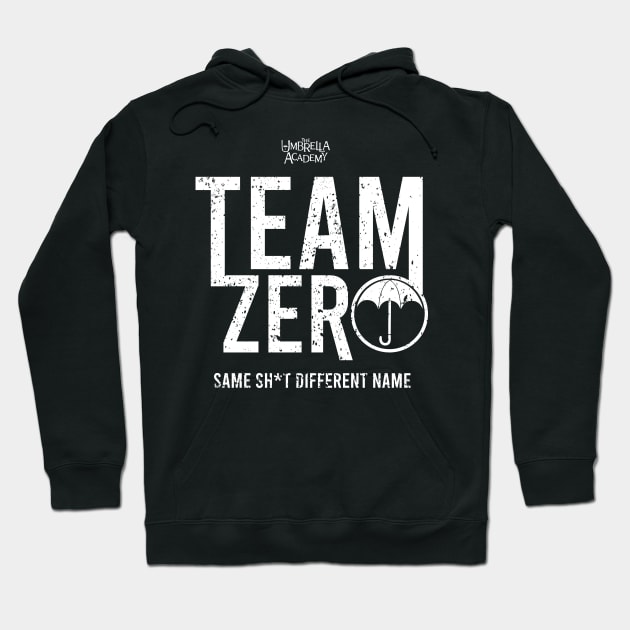 UMBRELLA ACADEMY 2: TEAM ZERO (BLACK BACKGROUND & GRUNGE) Hoodie by FunGangStore